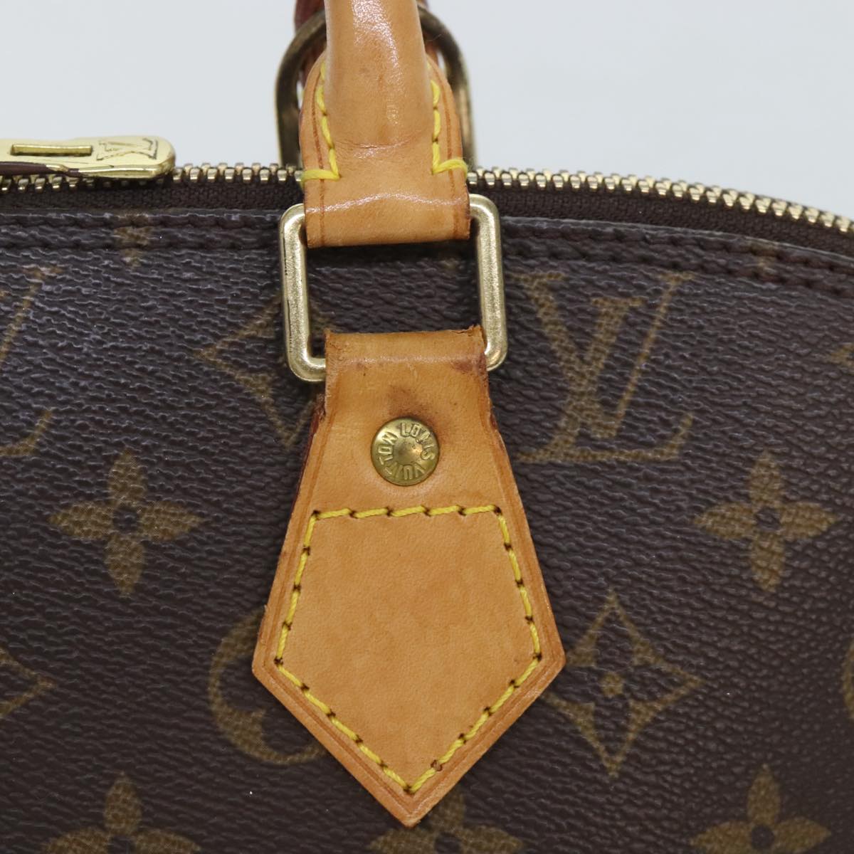 LOUIS VUITTON Monogram Alma Hand Bag M51130 LV Auth 91416