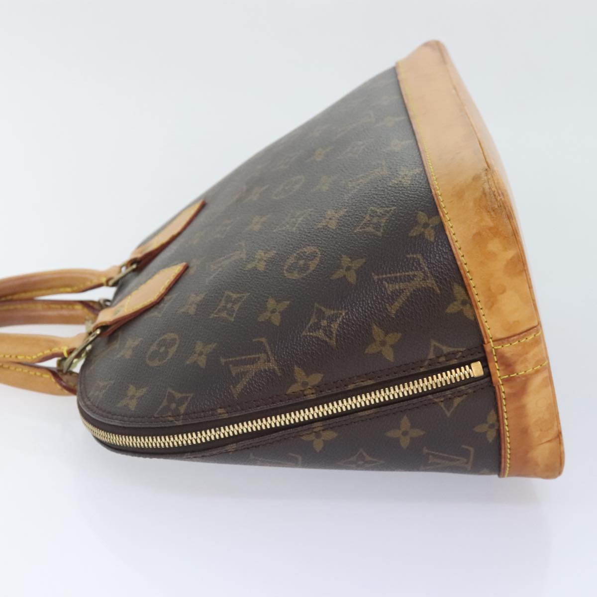 LOUIS VUITTON Monogram Alma Hand Bag M51130 LV Auth 91416