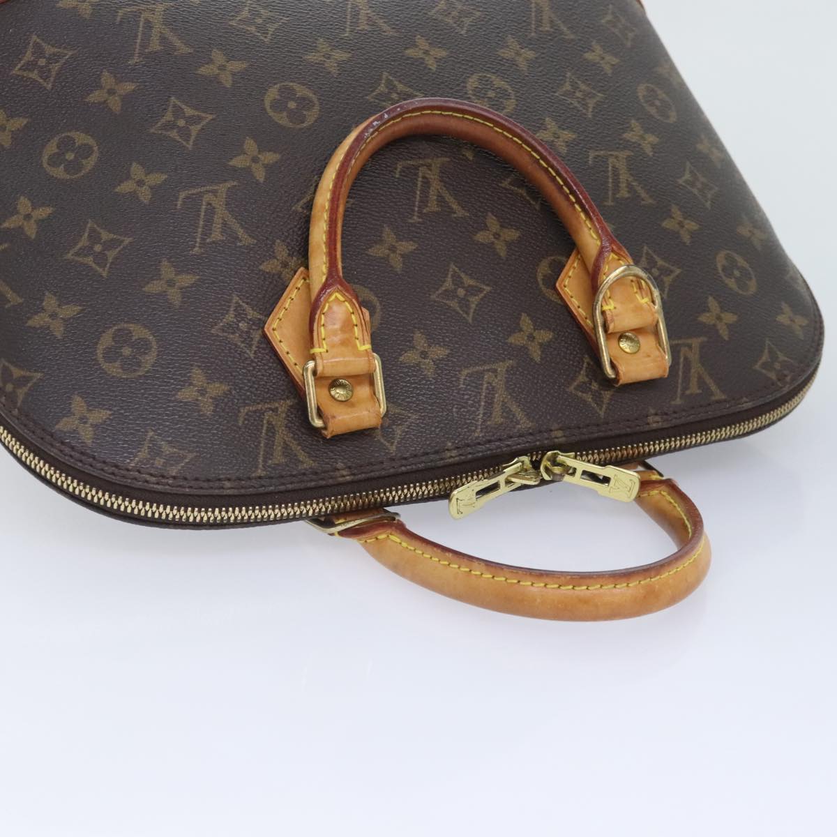 LOUIS VUITTON Monogram Alma Hand Bag M51130 LV Auth 91416