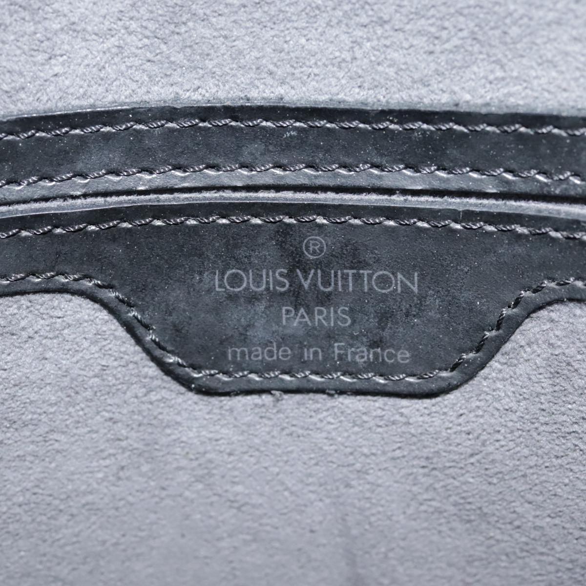 LOUIS VUITTON Epi Saint Jacques Hand Bag Black M52272 LV Auth 91420