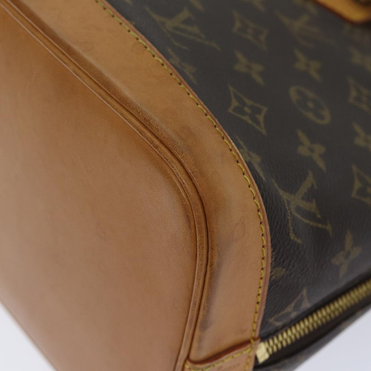 LOUIS VUITTON Monogram Alma Hand Bag M51130 LV Auth 91421