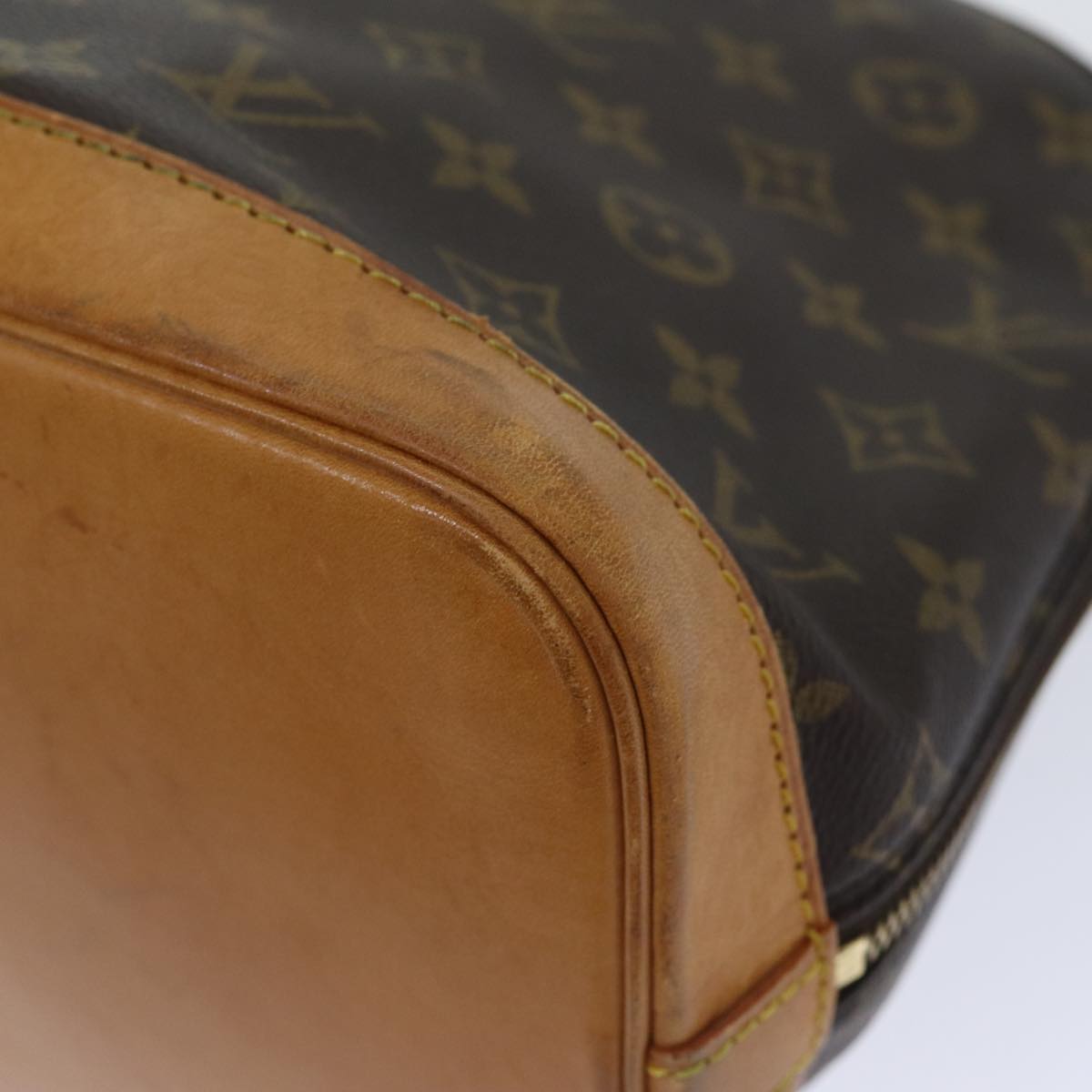 LOUIS VUITTON Monogram Alma Hand Bag M51130 LV Auth 91421