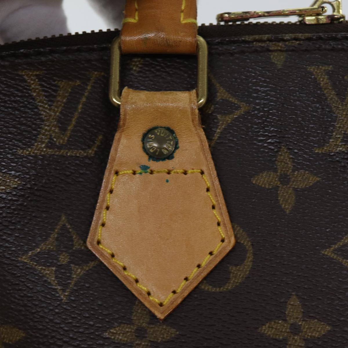 LOUIS VUITTON Monogram Alma Hand Bag M51130 LV Auth 91421