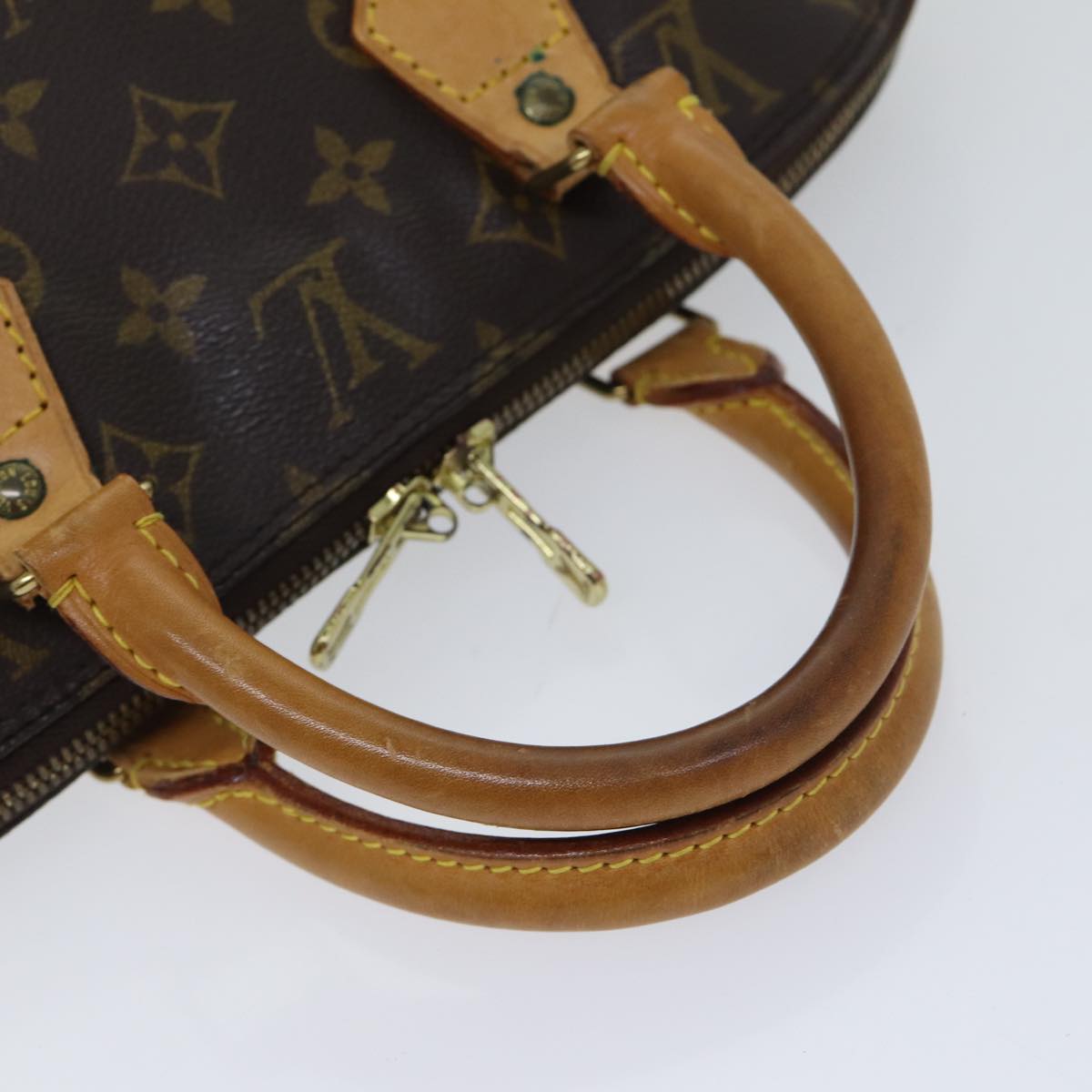 LOUIS VUITTON Monogram Alma Hand Bag M51130 LV Auth 91421