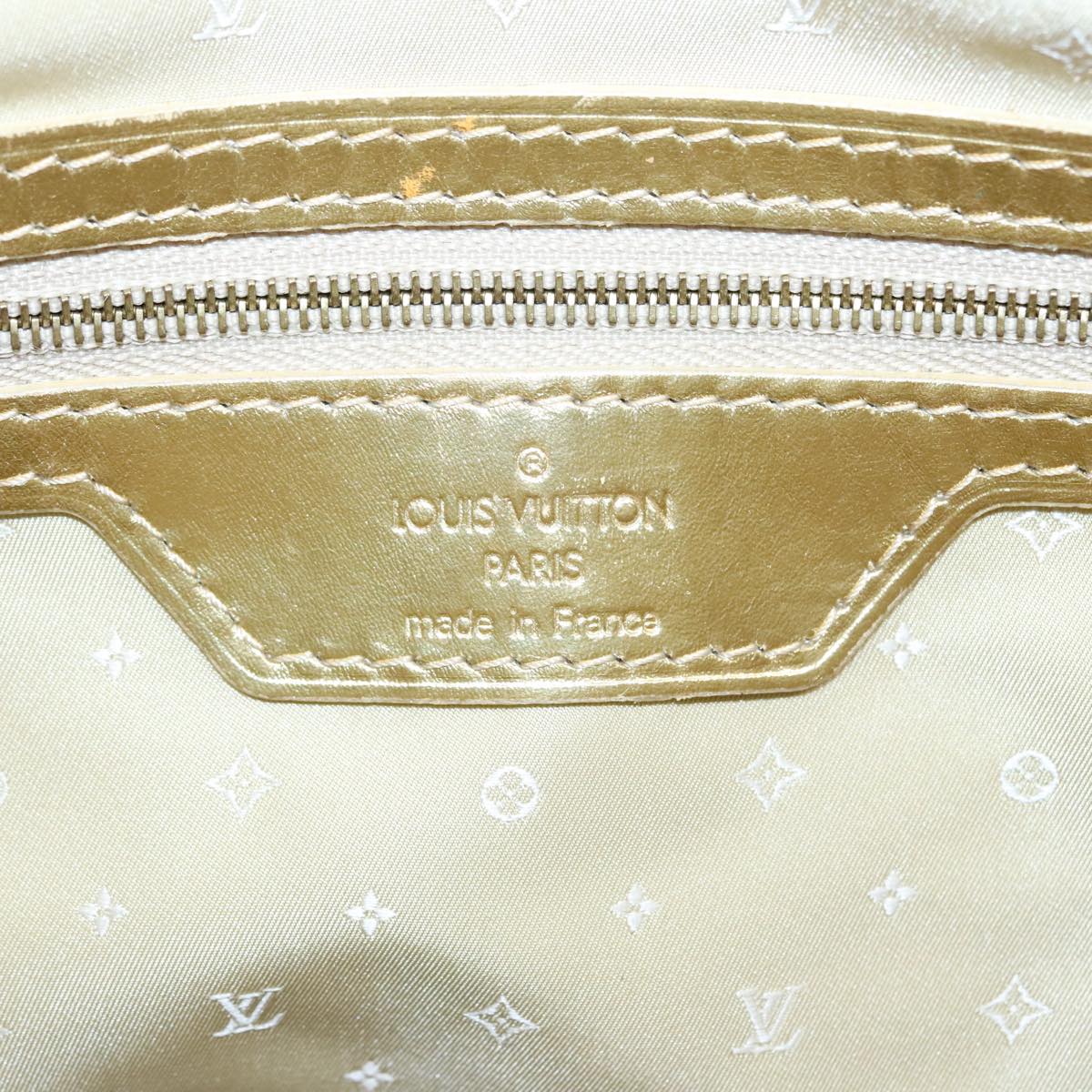 LOUIS VUITTON Suhari Lockit PM Hand Bag Leather Gold All M95433 LV Auth 91430