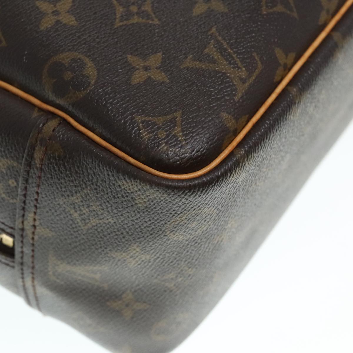 LOUIS VUITTON Monogram Deauville Hand Bag M47270 LV Auth 91432