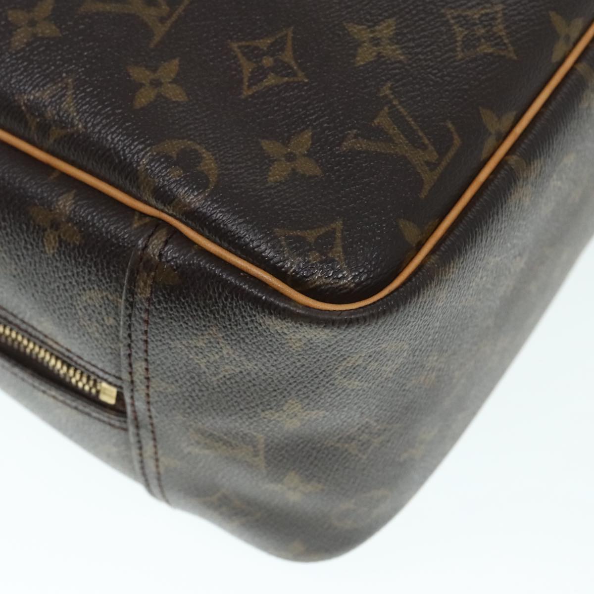 LOUIS VUITTON Monogram Deauville Hand Bag M47270 LV Auth 91432