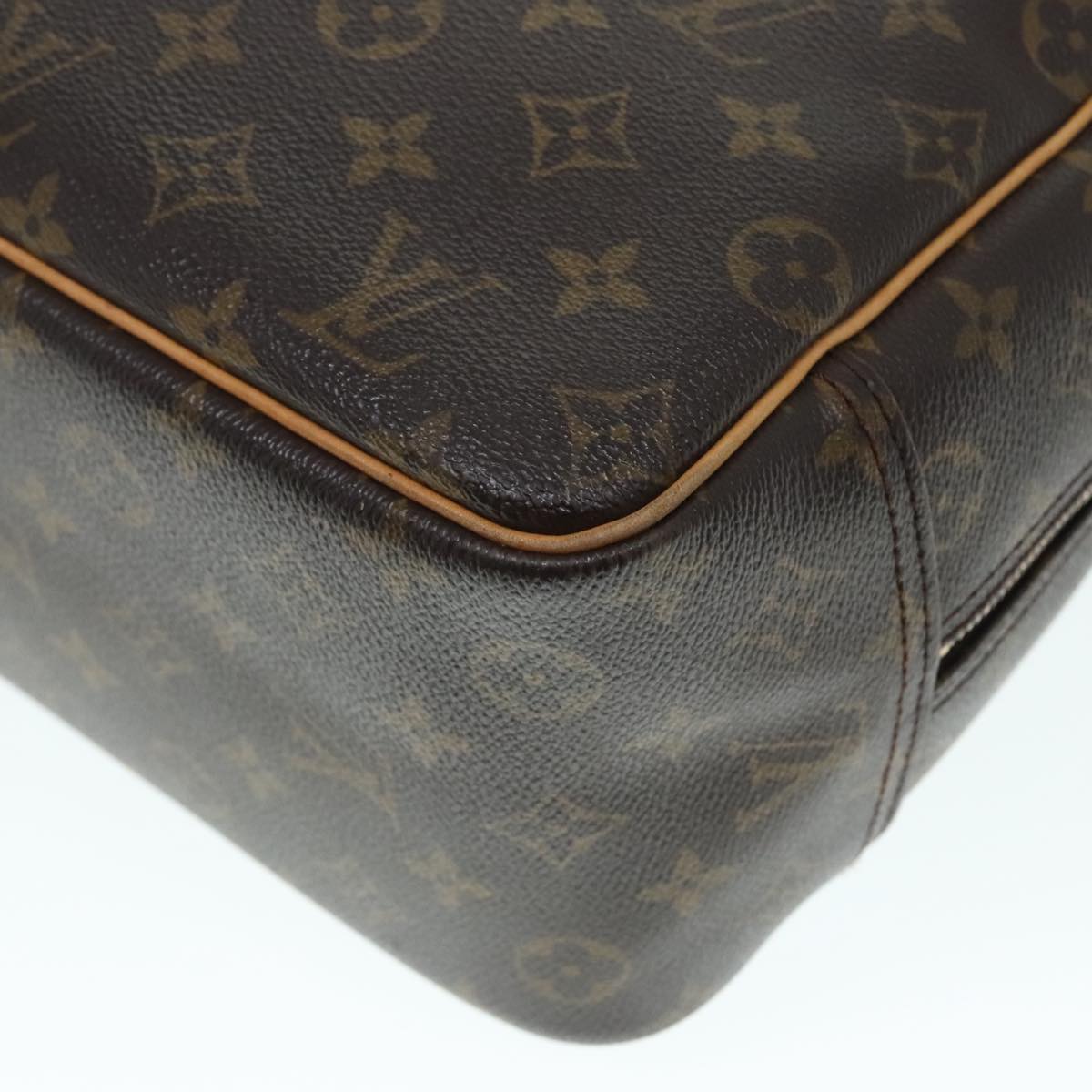 LOUIS VUITTON Monogram Deauville Hand Bag M47270 LV Auth 91432