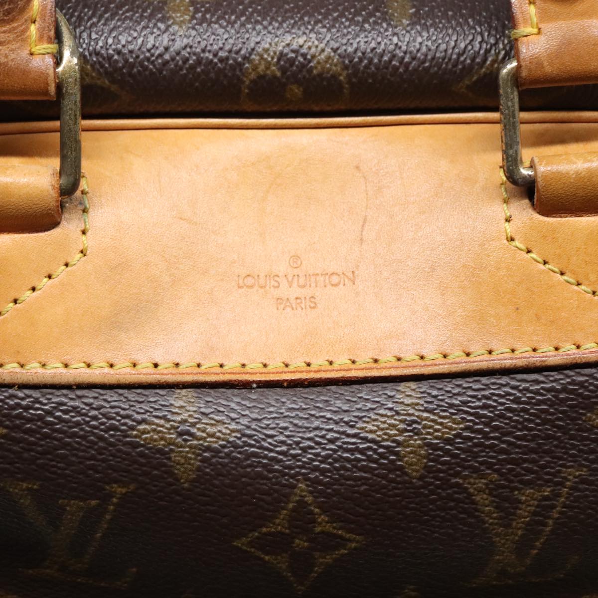 LOUIS VUITTON Monogram Deauville Hand Bag M47270 LV Auth 91432