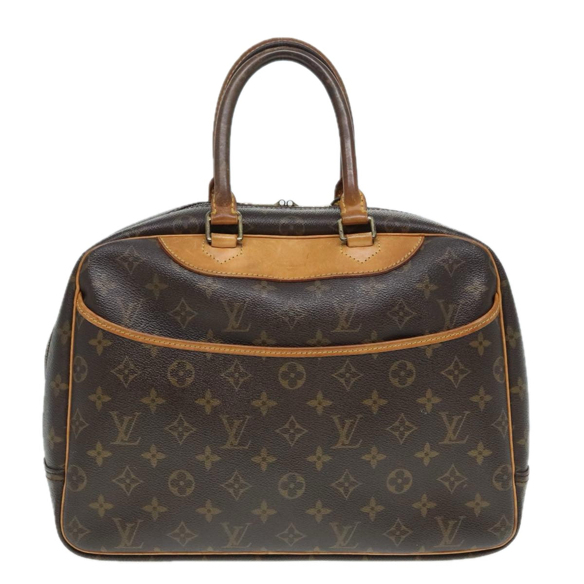 LOUIS VUITTON Monogram Deauville Hand Bag M47270 LV Auth 91432