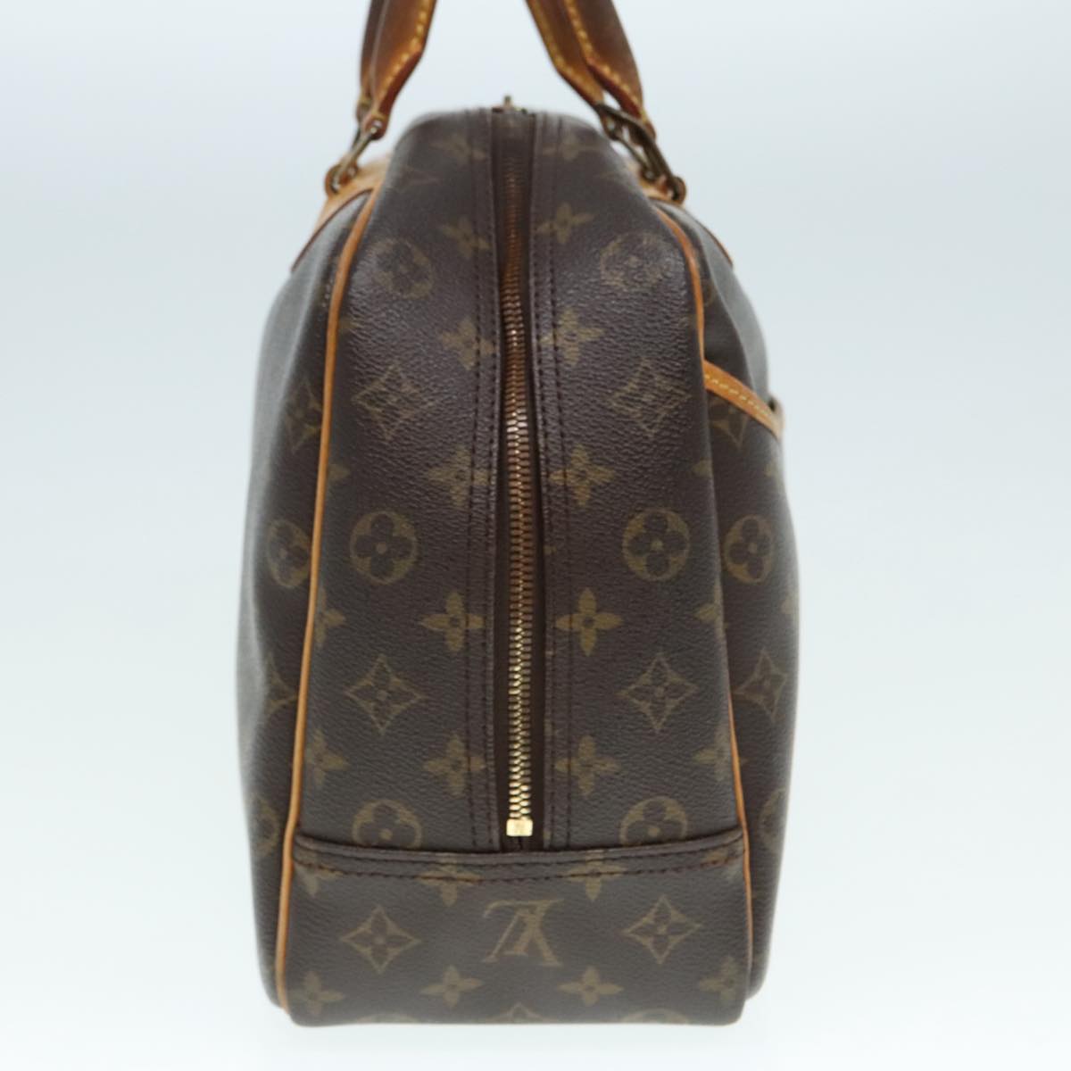 LOUIS VUITTON Monogram Deauville Hand Bag M47270 LV Auth 91432