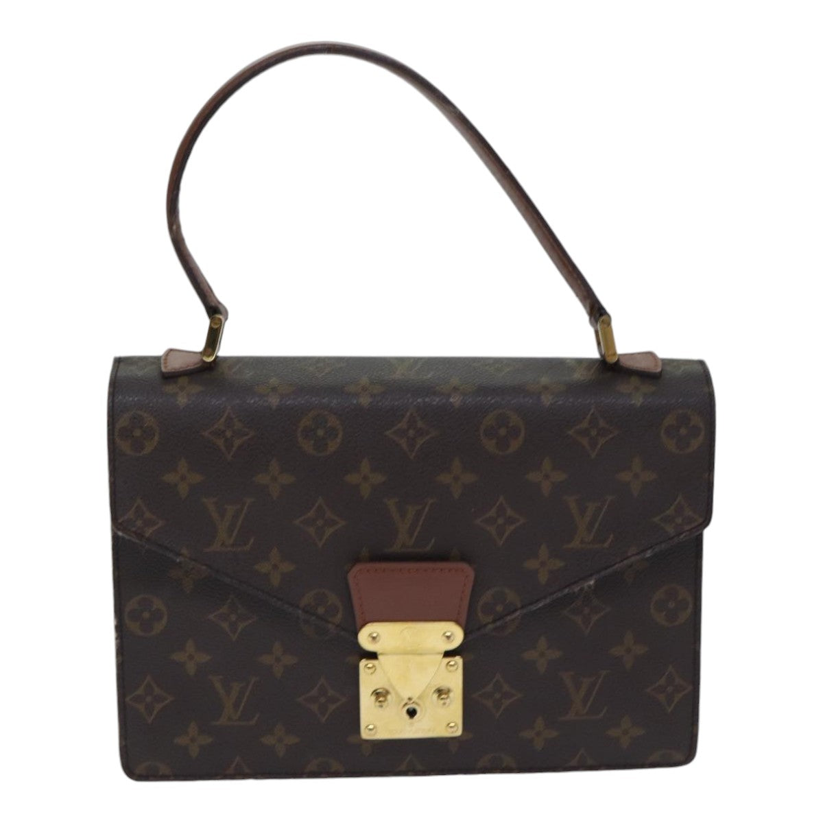 LOUIS VUITTON Monogram Concorde Hand Bag M51190 LV Auth 91440