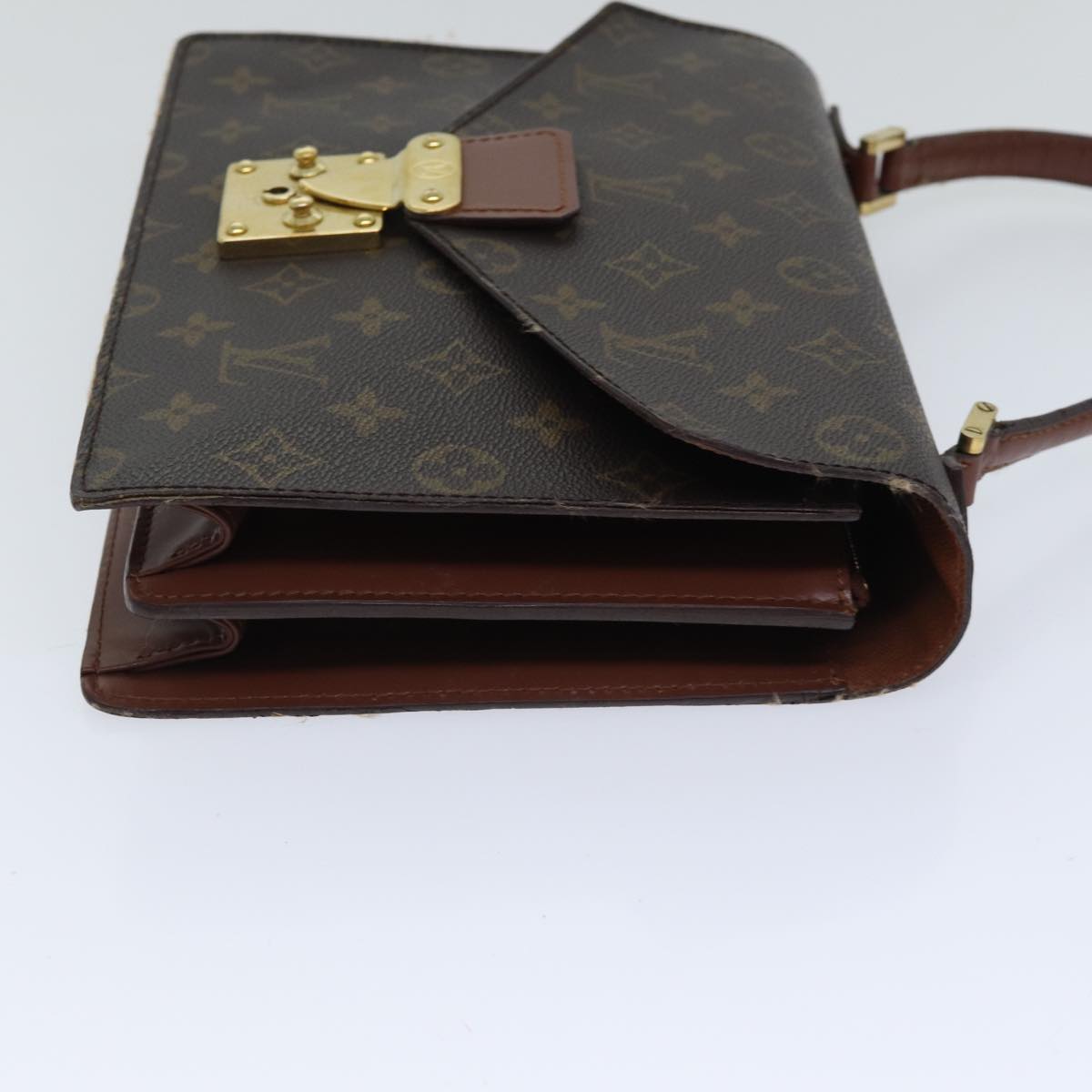 LOUIS VUITTON Monogram Concorde Hand Bag M51190 LV Auth 91440