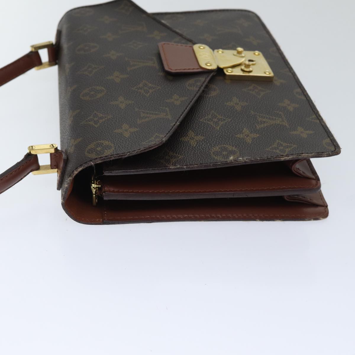 LOUIS VUITTON Monogram Concorde Hand Bag M51190 LV Auth 91440