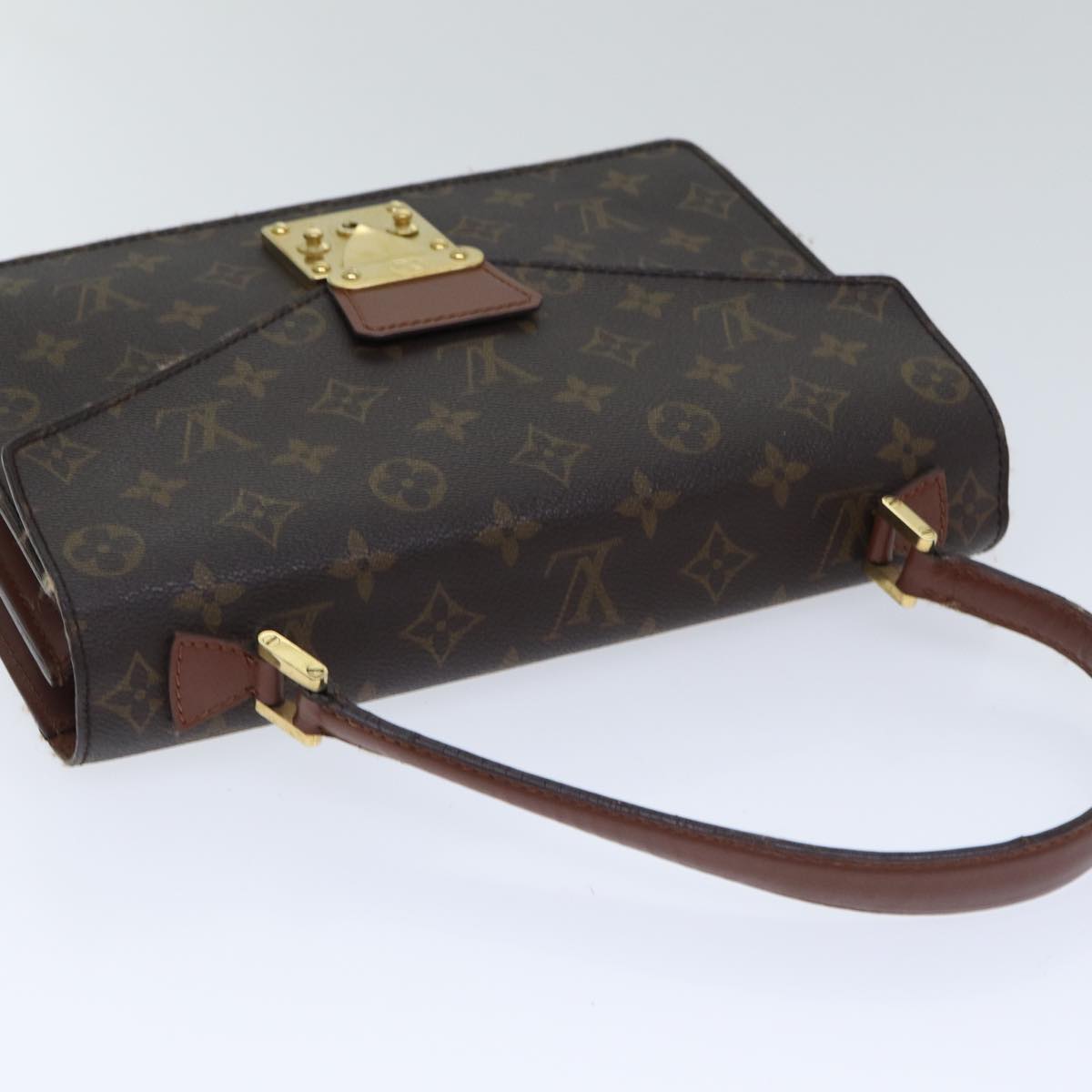 LOUIS VUITTON Monogram Concorde Hand Bag M51190 LV Auth 91440