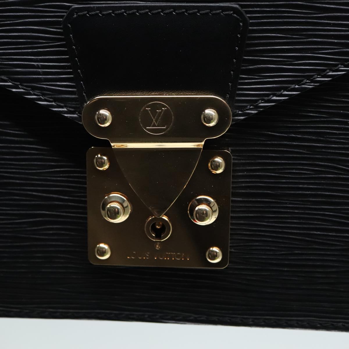 LOUIS VUITTON Epi Concorde Hand Bag Black M52132 LV Auth 91441