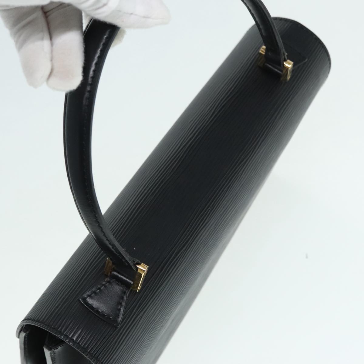 LOUIS VUITTON Epi Concorde Hand Bag Black M52132 LV Auth 91441