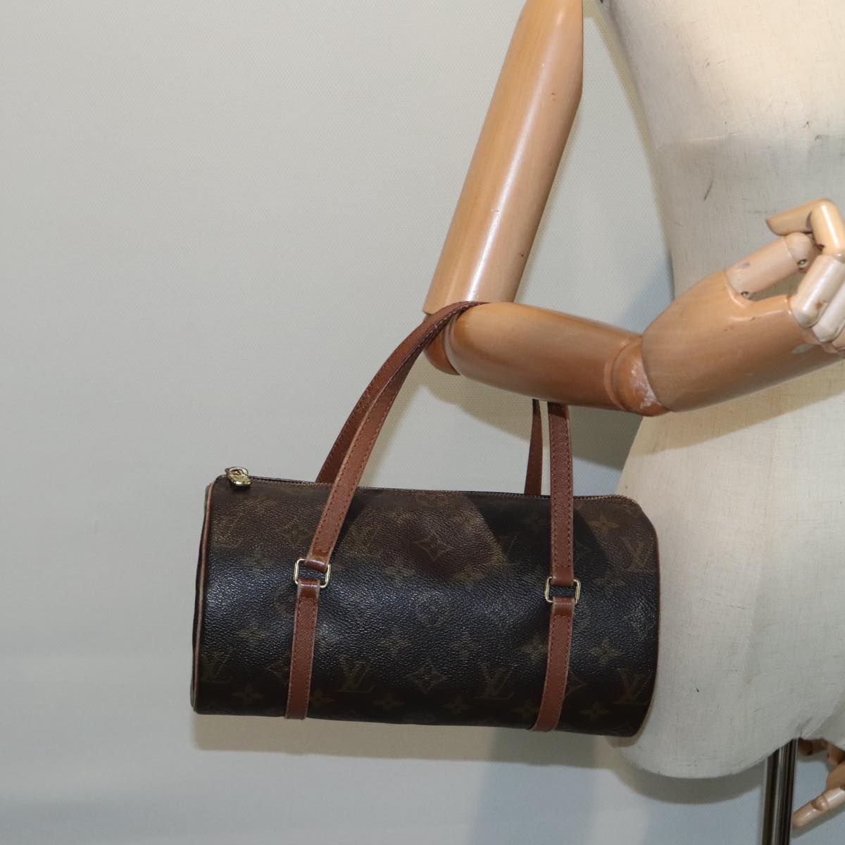 LOUIS VUITTON Monogram Papillon 26 Hand Bag M51386 LV Auth 91447