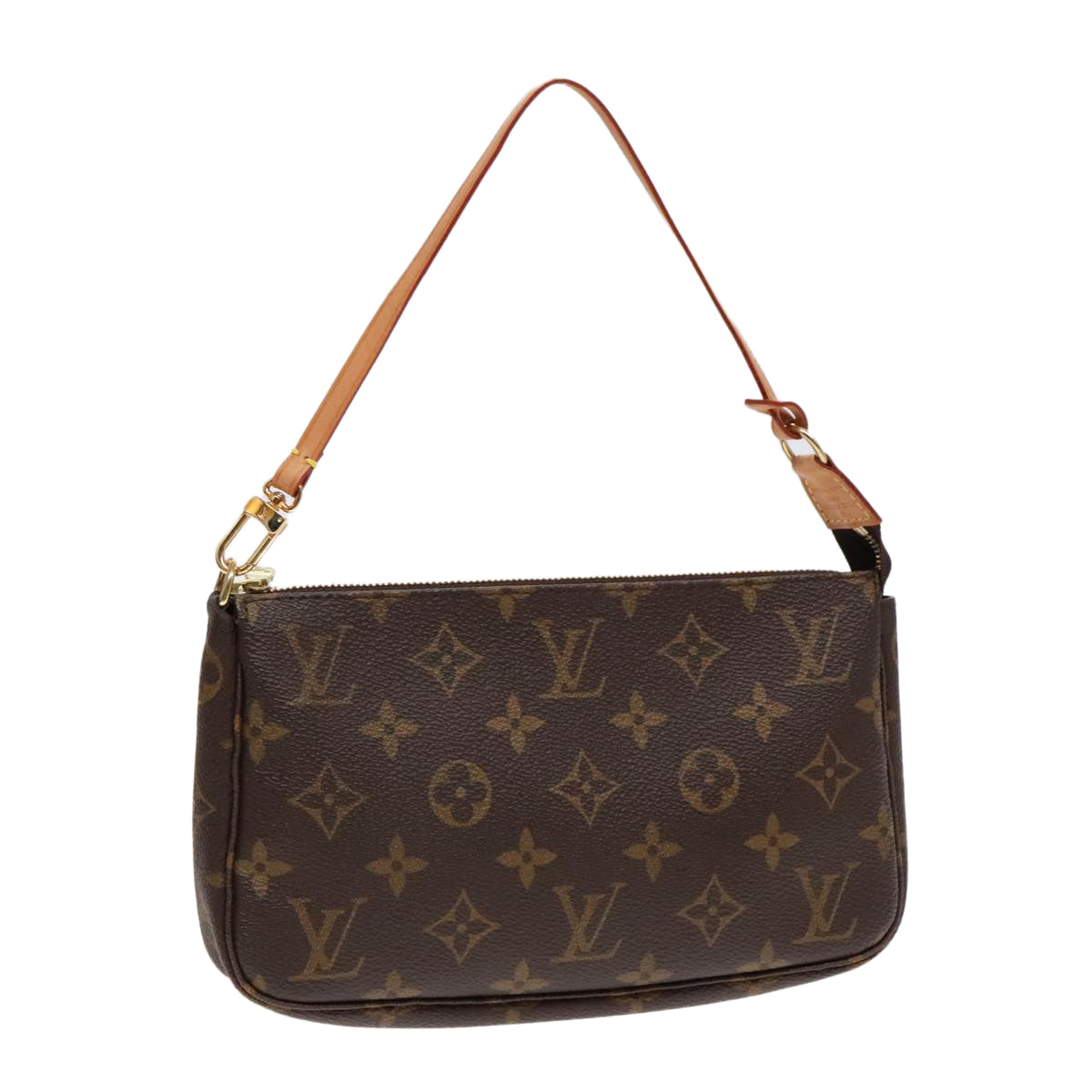 LOUIS VUITTON Monogram Pochette Accessoires Pouch M51980 LV Auth 91454