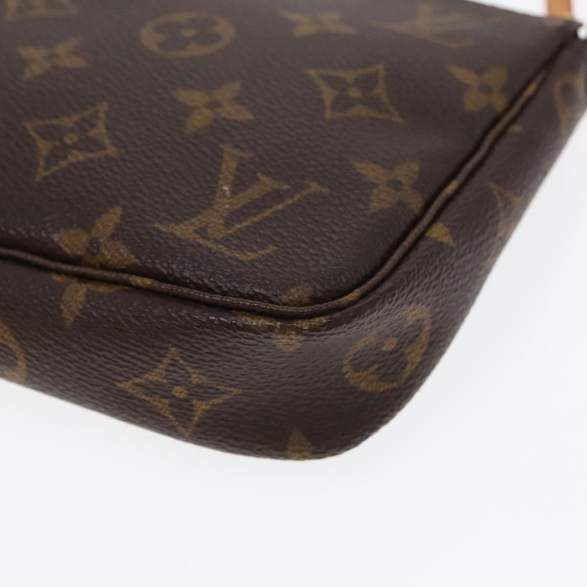 LOUIS VUITTON Monogram Pochette Accessoires Pouch M51980 LV Auth 91454