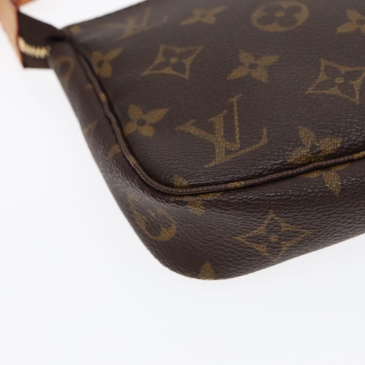 LOUIS VUITTON Monogram Pochette Accessoires Pouch M51980 LV Auth 91454