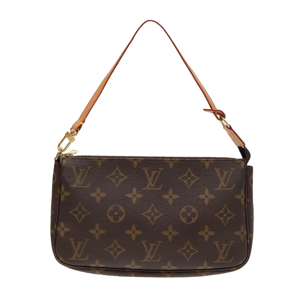 LOUIS VUITTON Monogram Pochette Accessoires Pouch M51980 LV Auth 91454