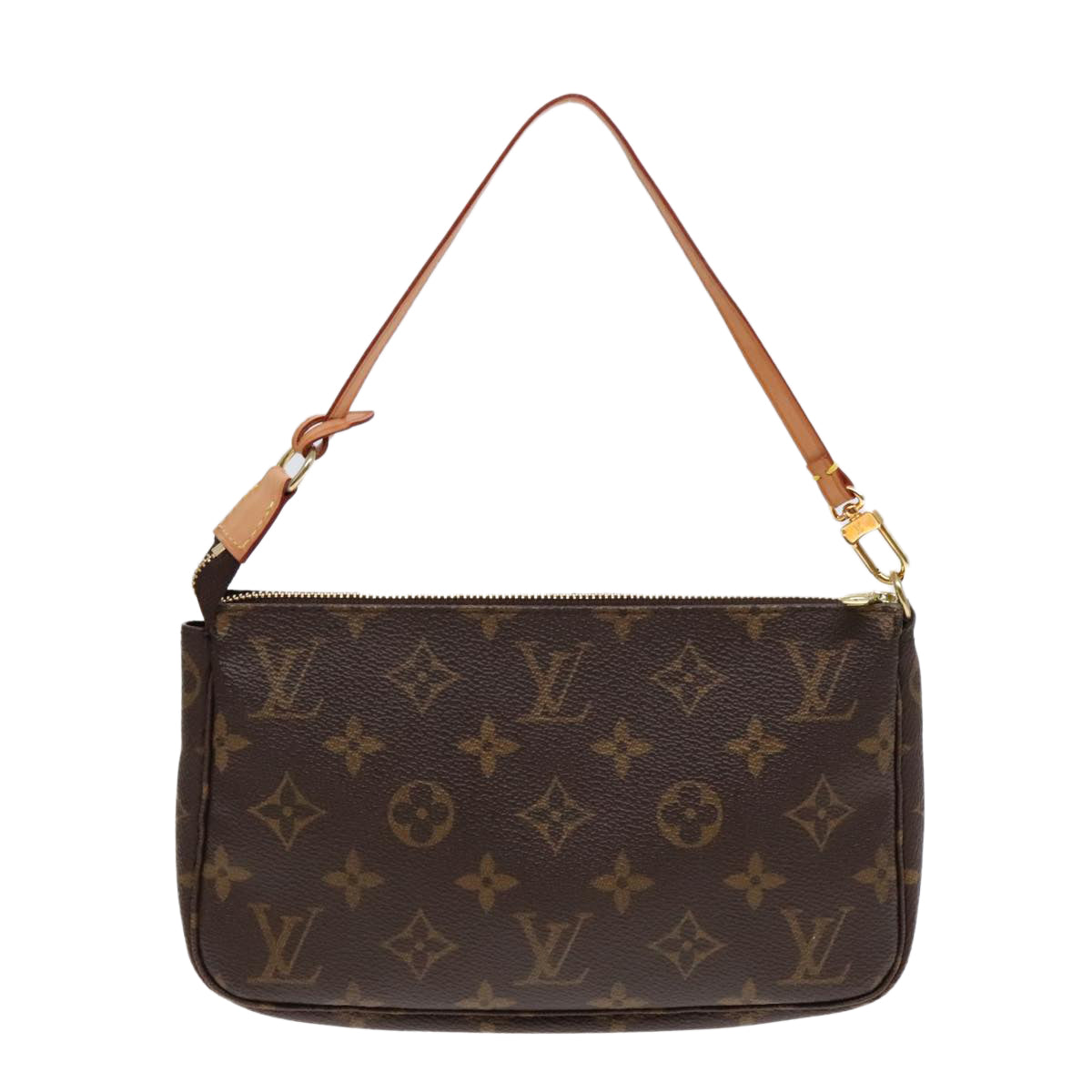 LOUIS VUITTON Monogram Pochette Accessoires Pouch M51980 LV Auth 91454