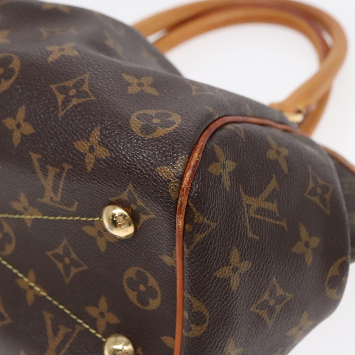 LOUIS VUITTON Monogram Tivoli PM Hand Bag M40143 LV Auth 91484