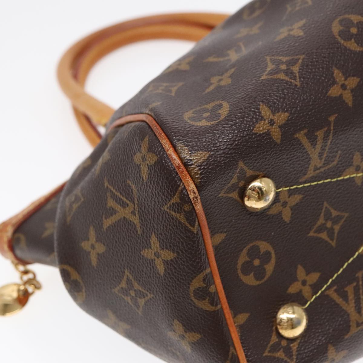 LOUIS VUITTON Monogram Tivoli PM Hand Bag M40143 LV Auth 91484