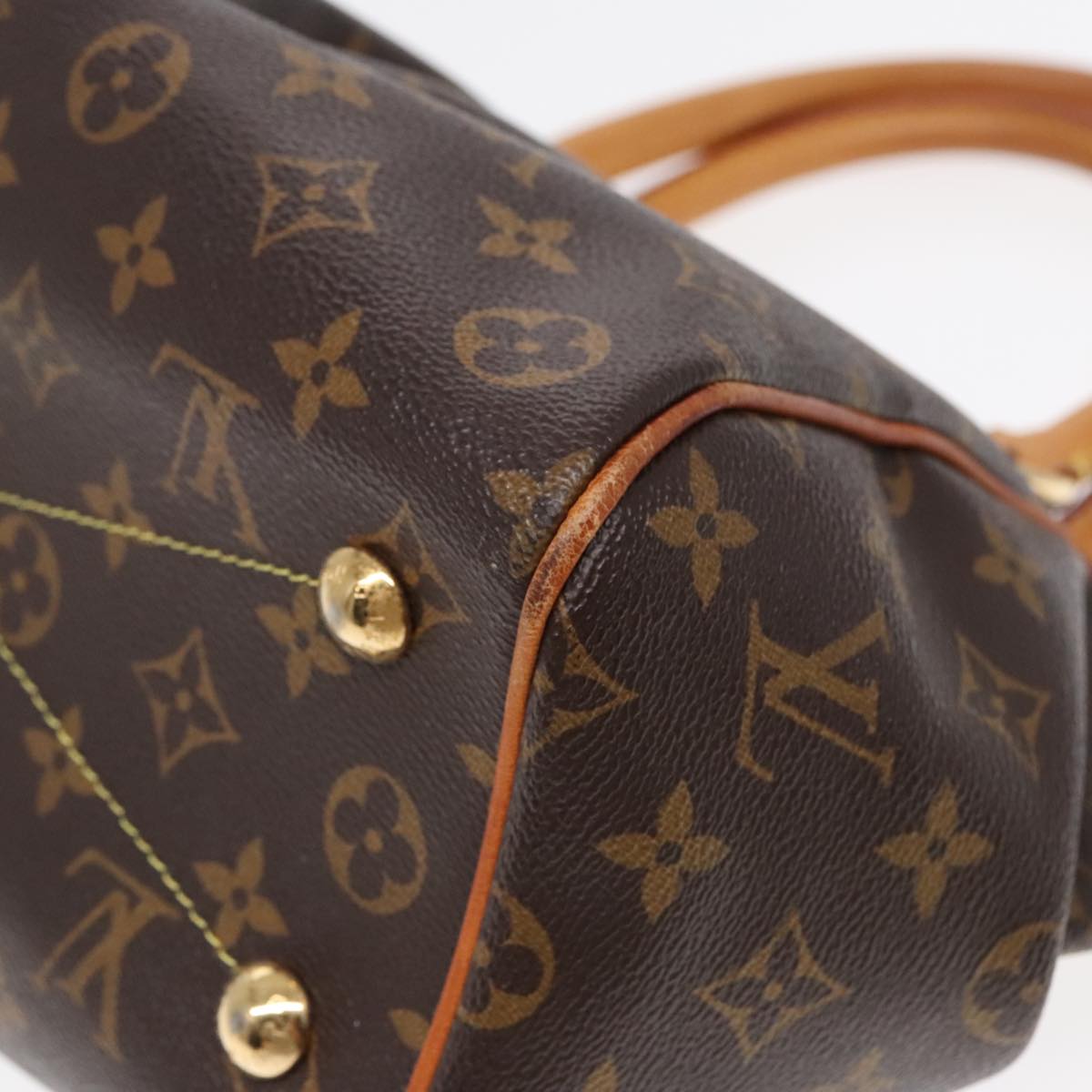 LOUIS VUITTON Monogram Tivoli PM Hand Bag M40143 LV Auth 91484