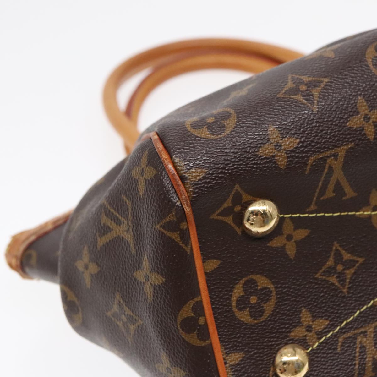 LOUIS VUITTON Monogram Tivoli PM Hand Bag M40143 LV Auth 91484