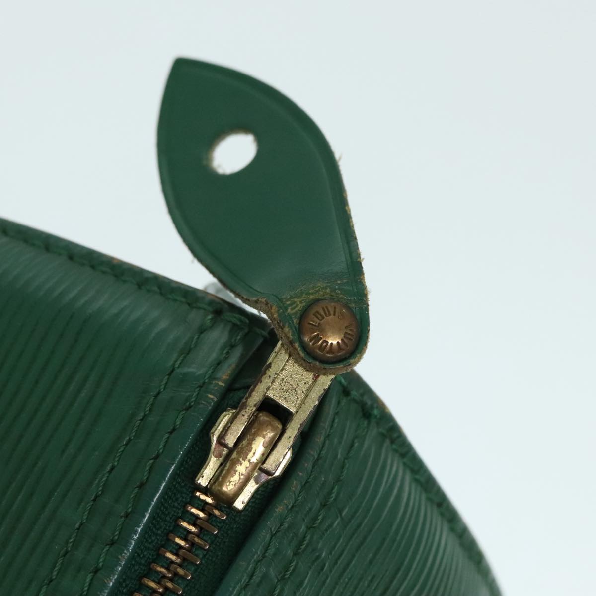 LOUIS VUITTON Epi Speedy 30 Hand Bag Borneo Green M43004 LV Auth 91495