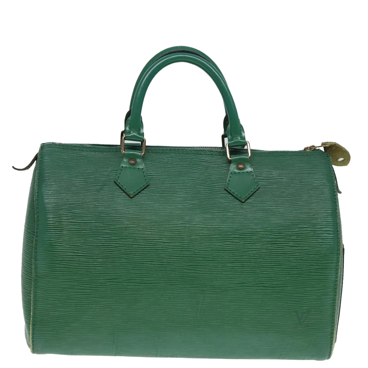 LOUIS VUITTON Epi Speedy 30 Hand Bag Borneo Green M43004 LV Auth 91495