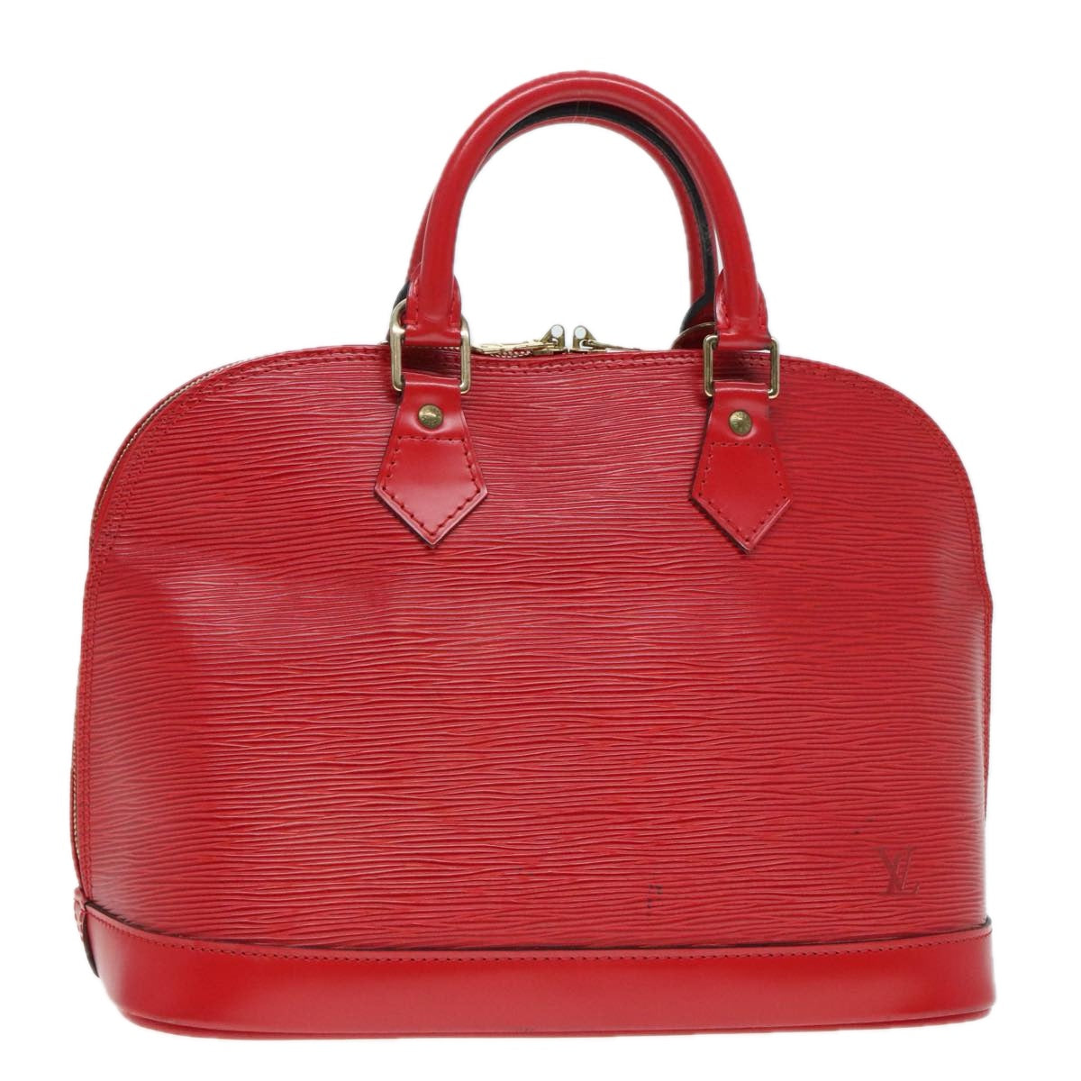 LOUIS VUITTON Epi Alma Hand Bag Castilian Red M52147 LV Auth 91496