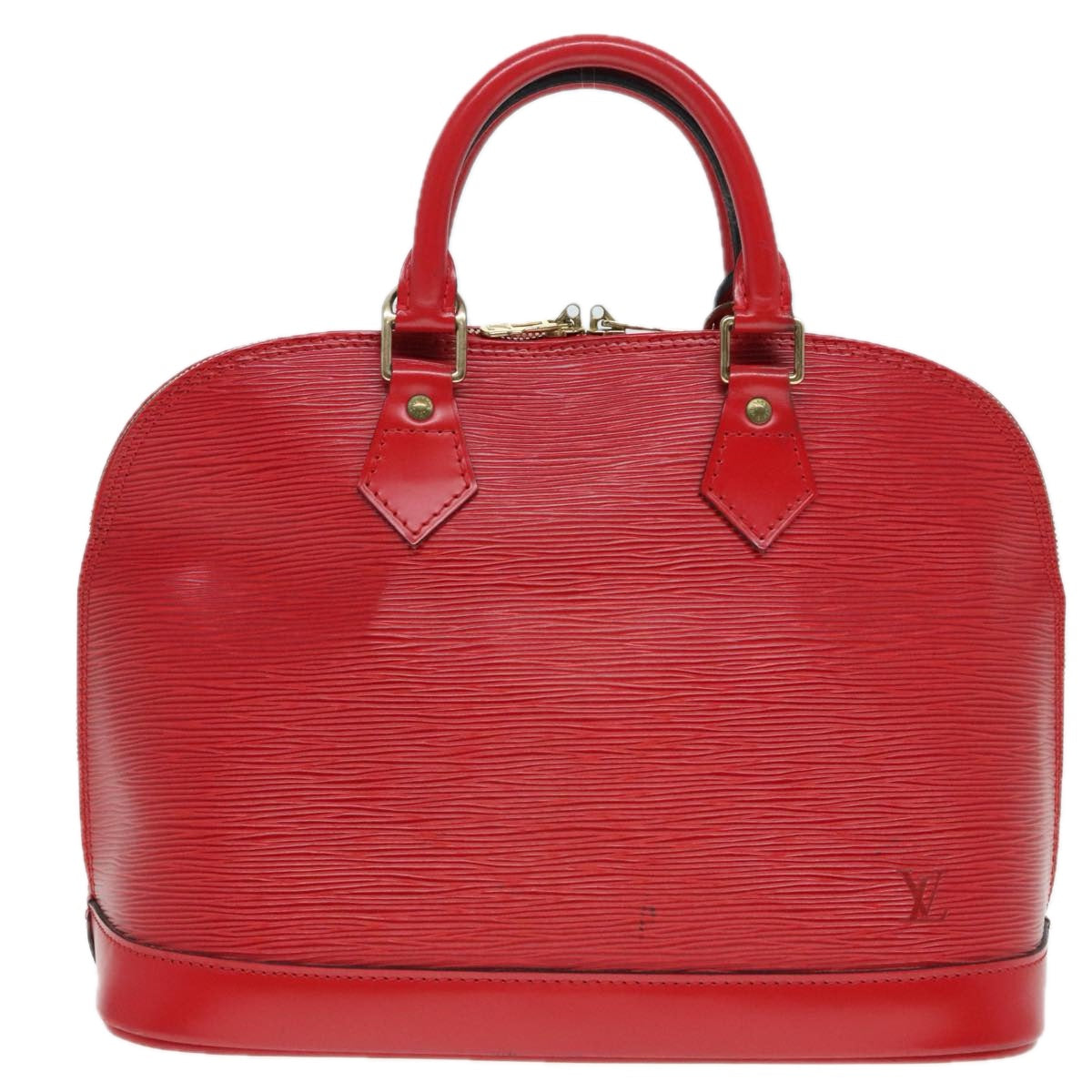 LOUIS VUITTON Epi Alma Hand Bag Castilian Red M52147 LV Auth 91496