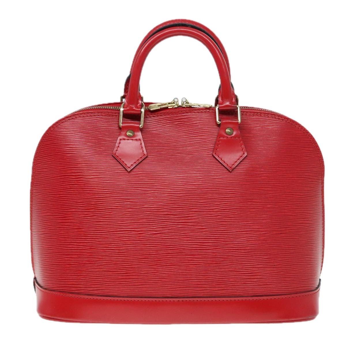 LOUIS VUITTON Epi Alma Hand Bag Castilian Red M52147 LV Auth 91496