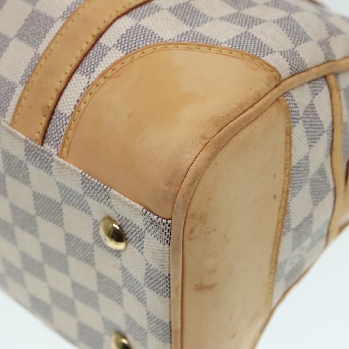 LOUIS VUITTON Damier Azur Berkeley Hand Bag N52001 LV Auth 91504