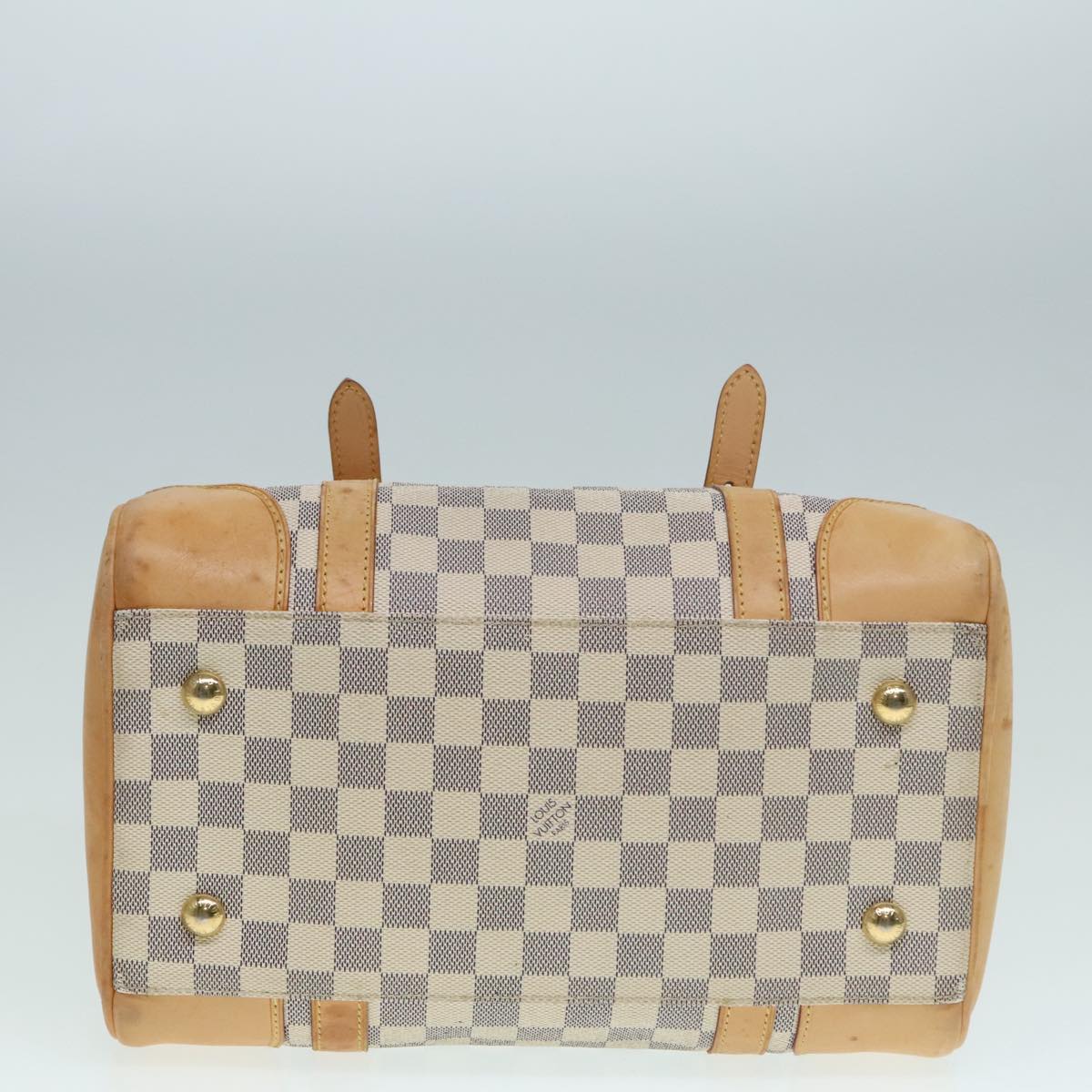 LOUIS VUITTON Damier Azur Berkeley Hand Bag N52001 LV Auth 91504