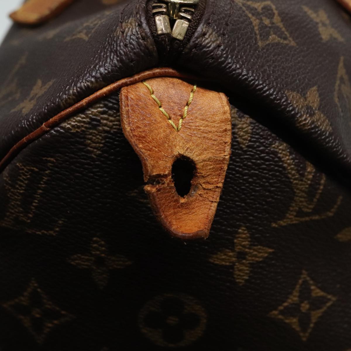 LOUIS VUITTON Monogram Speedy 30 Hand Bag M41526 LV Auth 91523