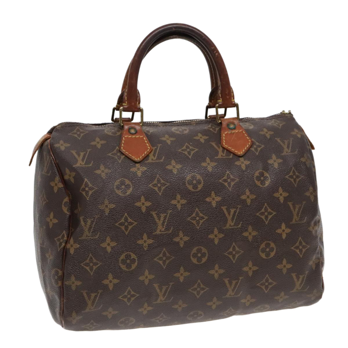 LOUIS VUITTON Monogram Speedy 30 Hand Bag M41526 LV Auth 91527