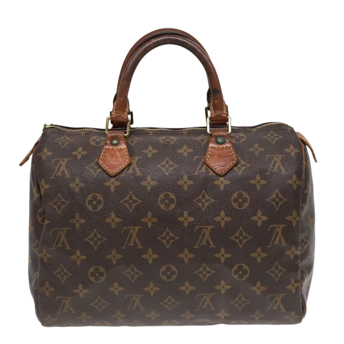 LOUIS VUITTON Monogram Speedy 30 Hand Bag M41526 LV Auth 91527