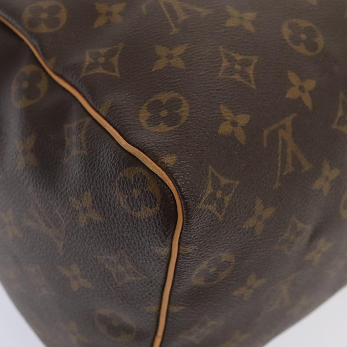 LOUIS VUITTON Monogram Speedy 35 Hand Bag M41524 LV Auth 91528