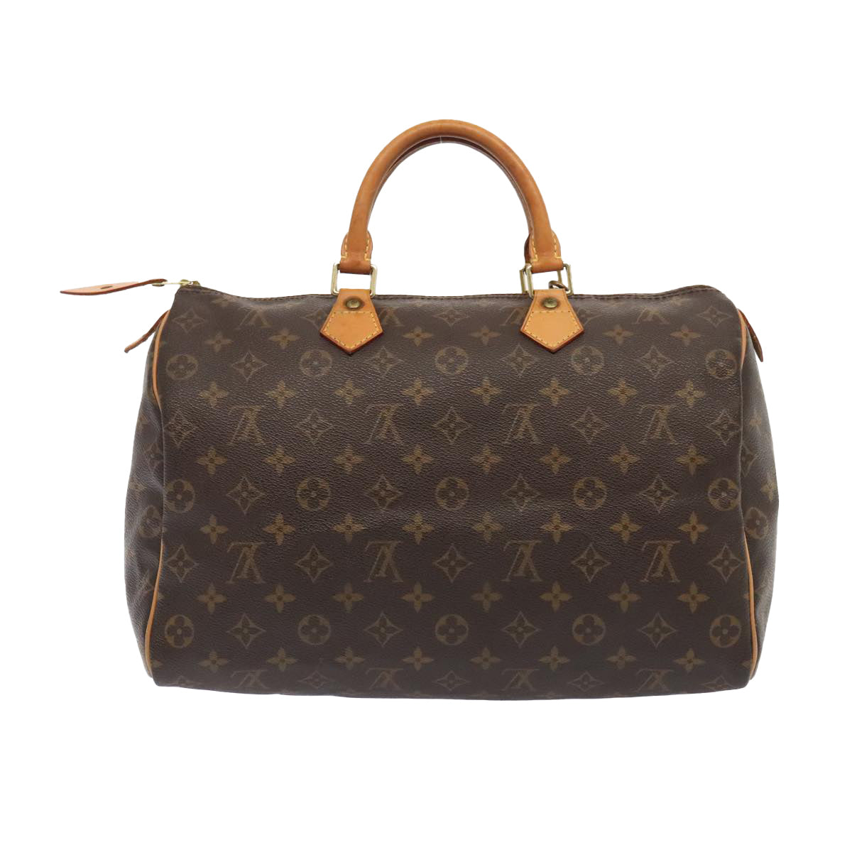 LOUIS VUITTON Monogram Speedy 35 Hand Bag M41524 LV Auth 91528