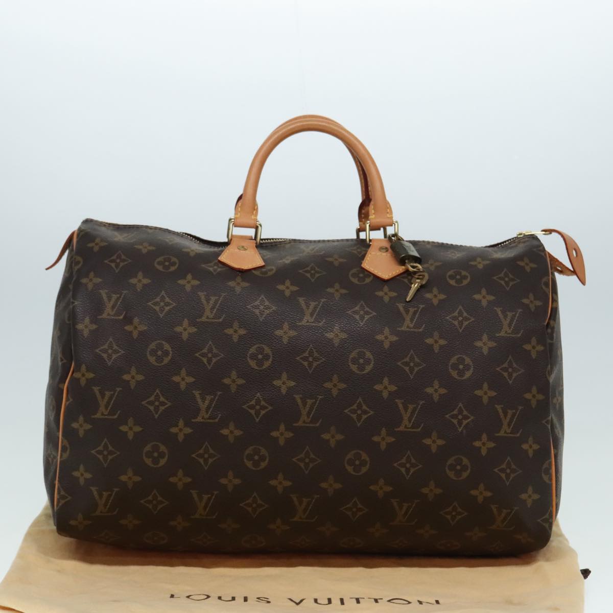 LOUIS VUITTON Monogram Speedy 40 Hand Bag M41522 LV Auth 91529