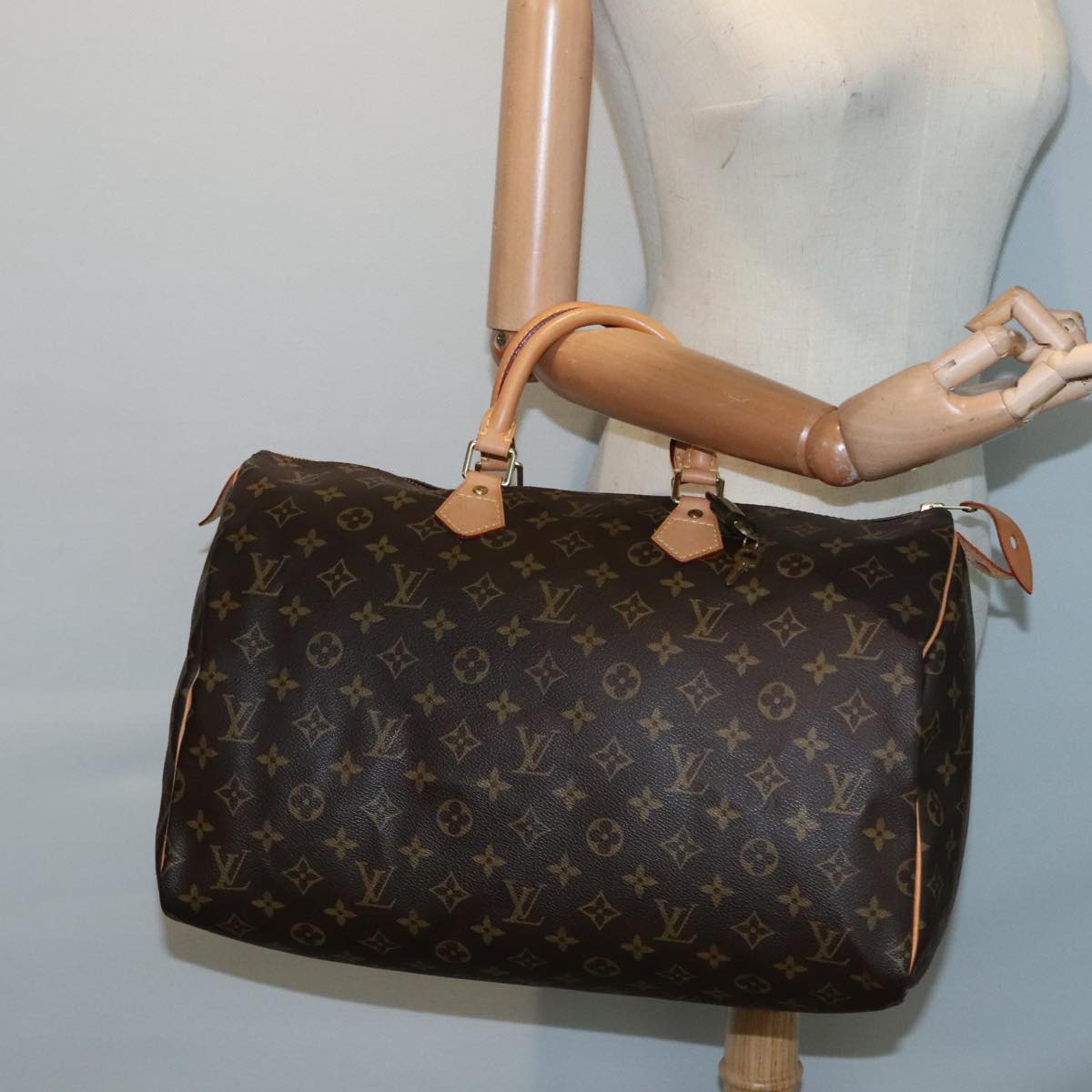 LOUIS VUITTON Monogram Speedy 40 Hand Bag M41522 LV Auth 91529