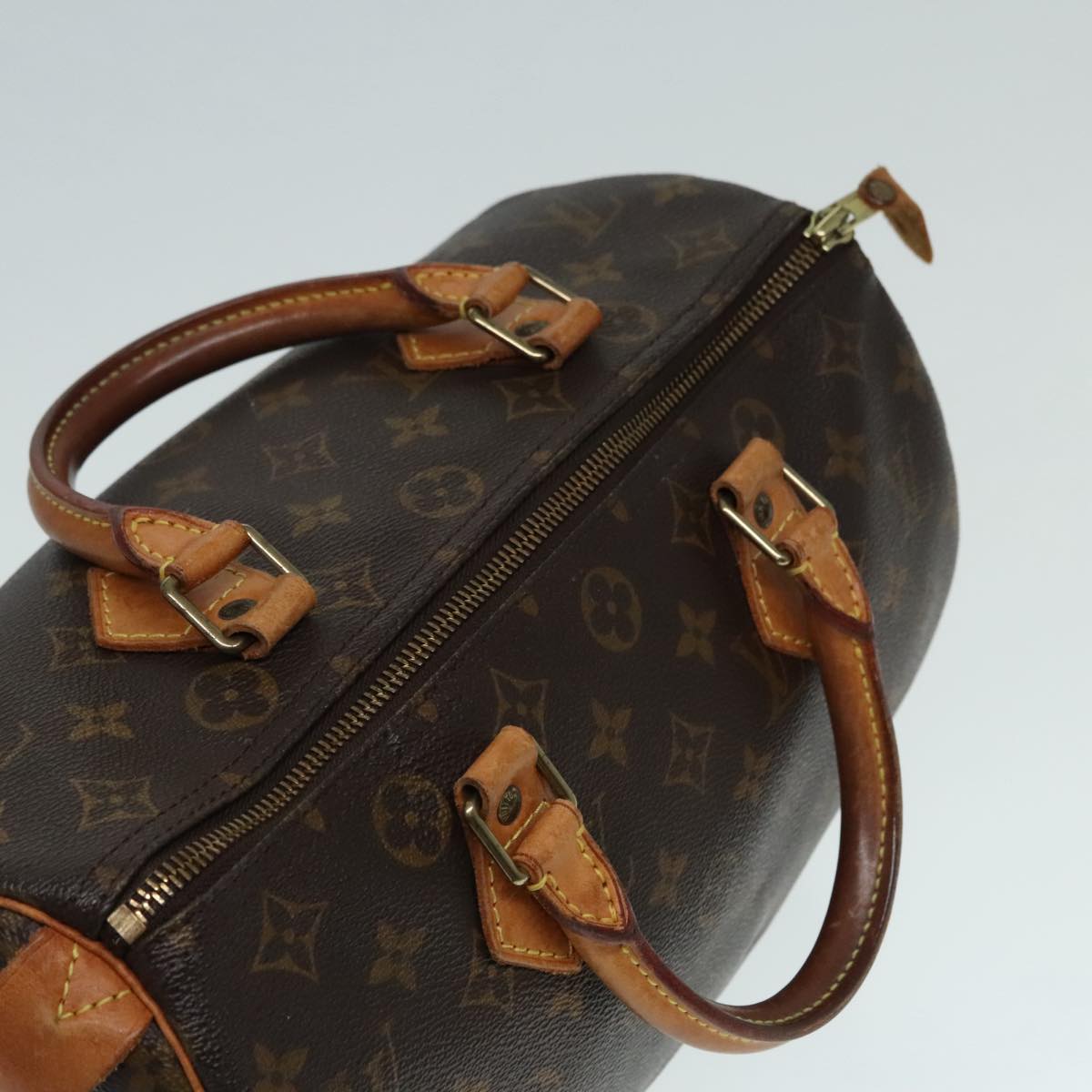 LOUIS VUITTON Monogram Speedy 30 Hand Bag M41526 LV Auth 91541