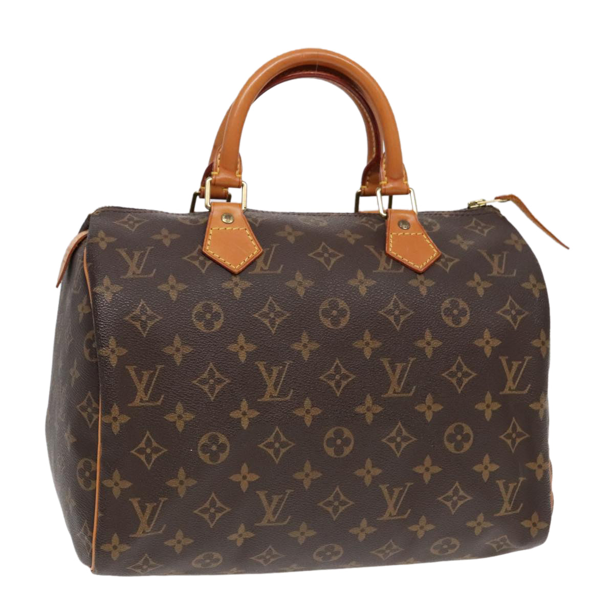 LOUIS VUITTON Monogram Speedy 30 Hand Bag M41526 LV Auth 91543