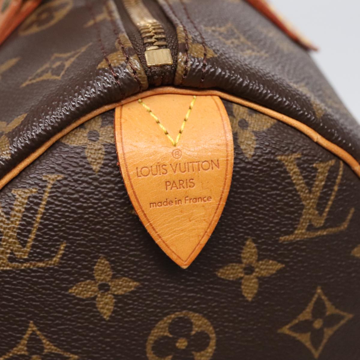 LOUIS VUITTON Monogram Speedy 30 Hand Bag M41526 LV Auth 91543