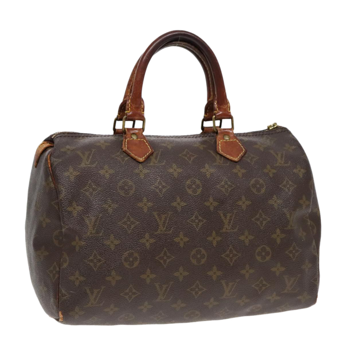 LOUIS VUITTON Monogram Speedy 30 Hand Bag M41526 LV Auth 91546