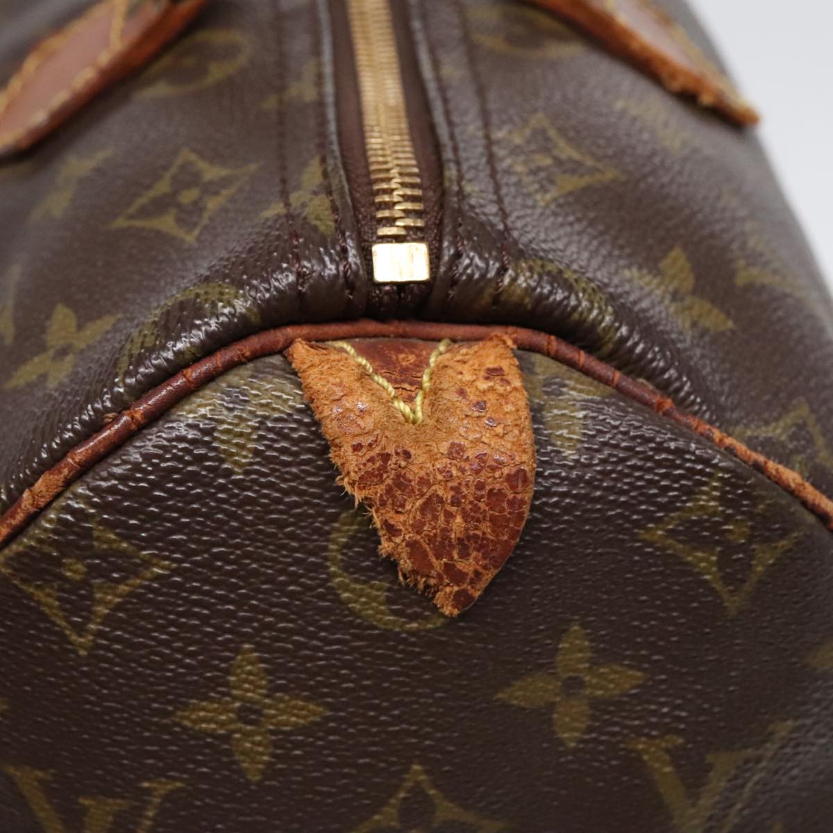 LOUIS VUITTON Monogram Speedy 30 Hand Bag M41526 LV Auth 91546